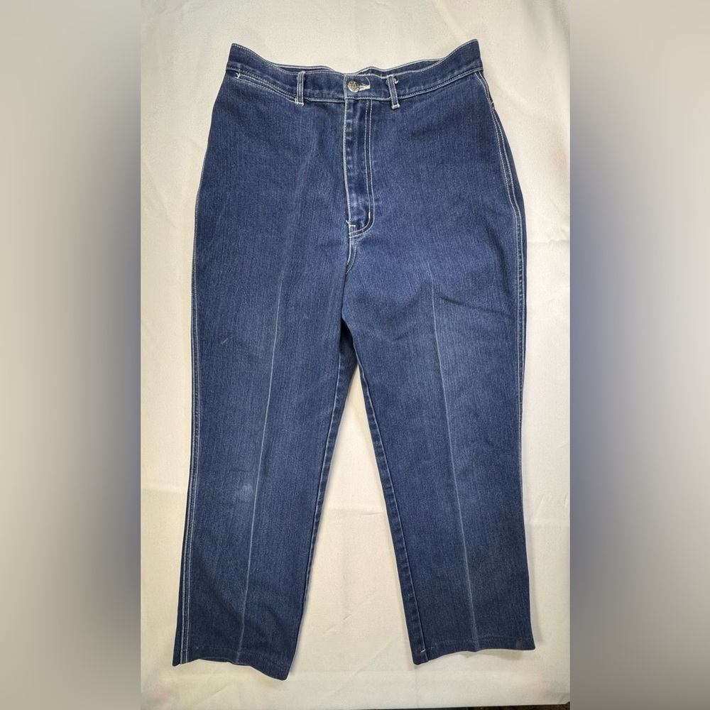 Vintage Gitano High-Waist Mom Jeans | Dark Wash | Size 14